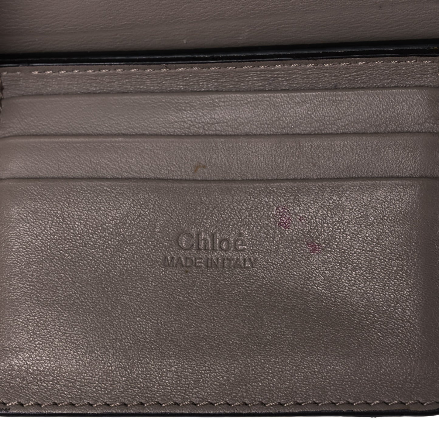 Suede Calfskin Mini Faye Shoulder Bag Motty Grey