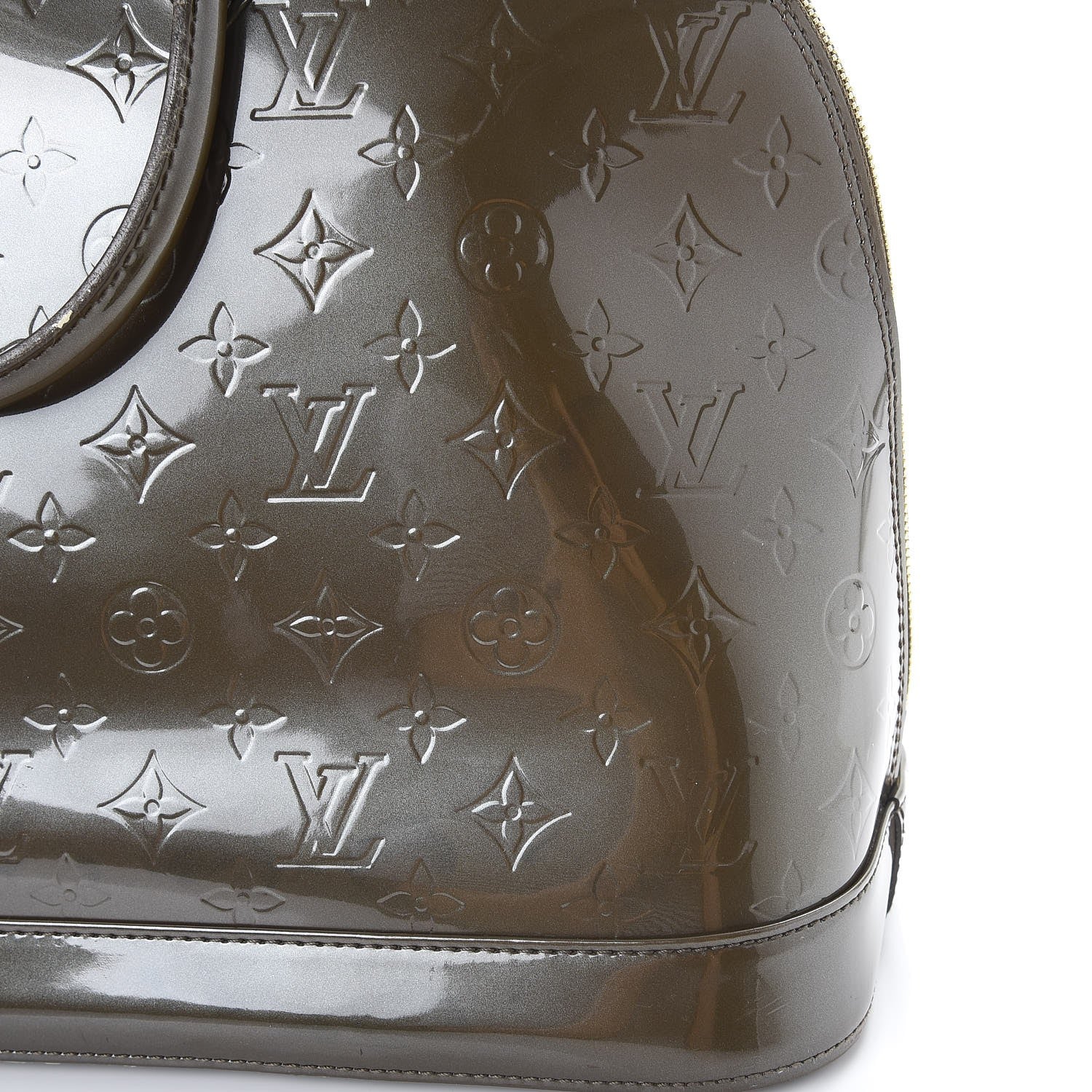 Louis Vuitton Vernis Alma GM Vert Bronze 8 of 22