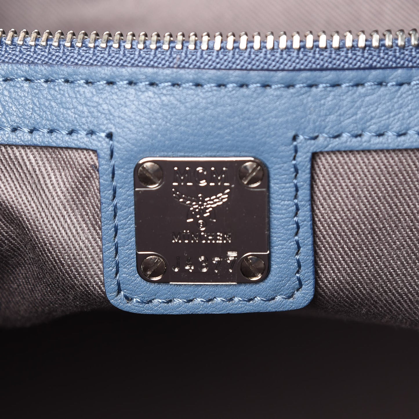 Calfskin Ottomar Monogram Large Klara Hobo Luft Blue