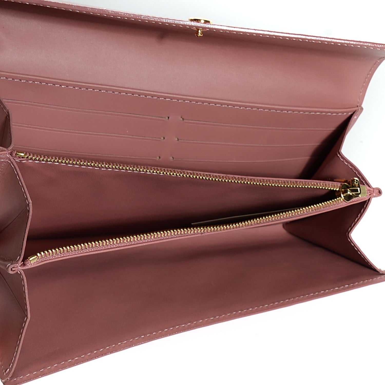 Louis Vuitton Vernis Ikat Sarah Wallet Rose Velours 6 of 8