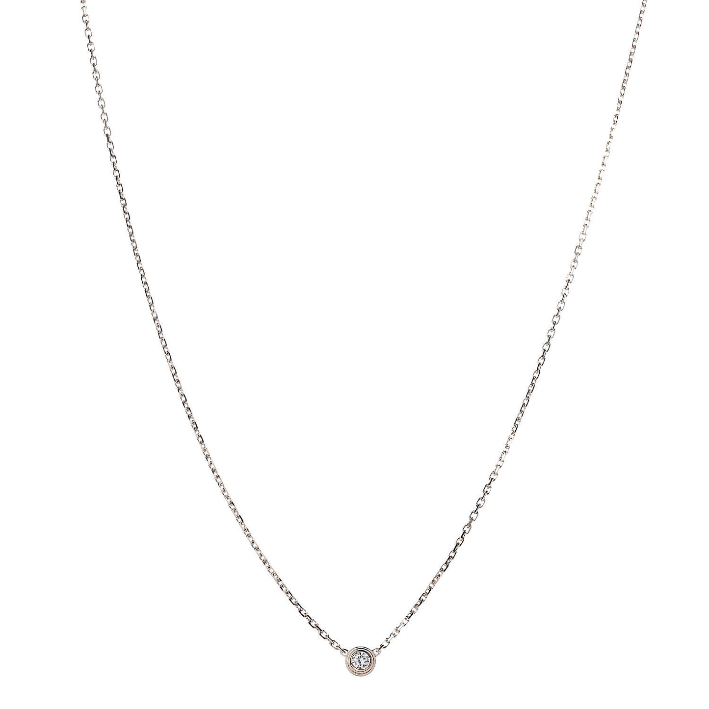 18K Yellow Gold Diamond XS D'Amour Pendant Necklace