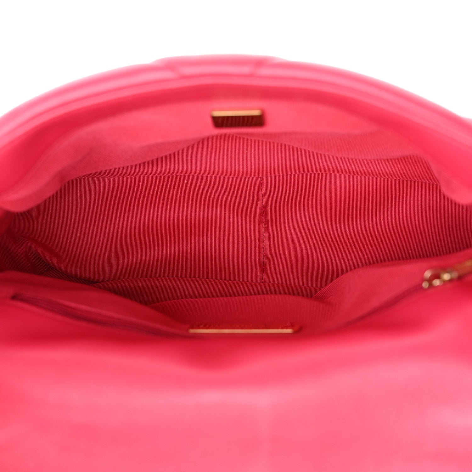 Chanel Lambskin Quilted Medium Chanel 19 Flap Dark Pink 5 of 10