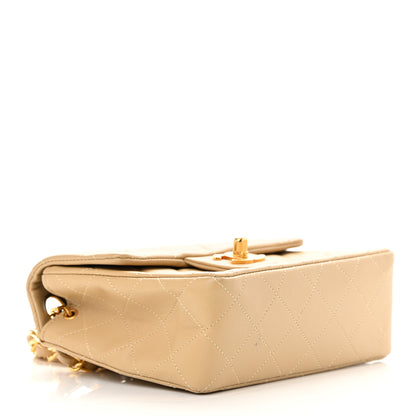 Chanel Lambskin Quilted Mini Square Flap Beige 3 of 14