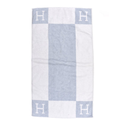 Hermes Cotton Avalon Bath Towel Bleu Glacier 1 of 4