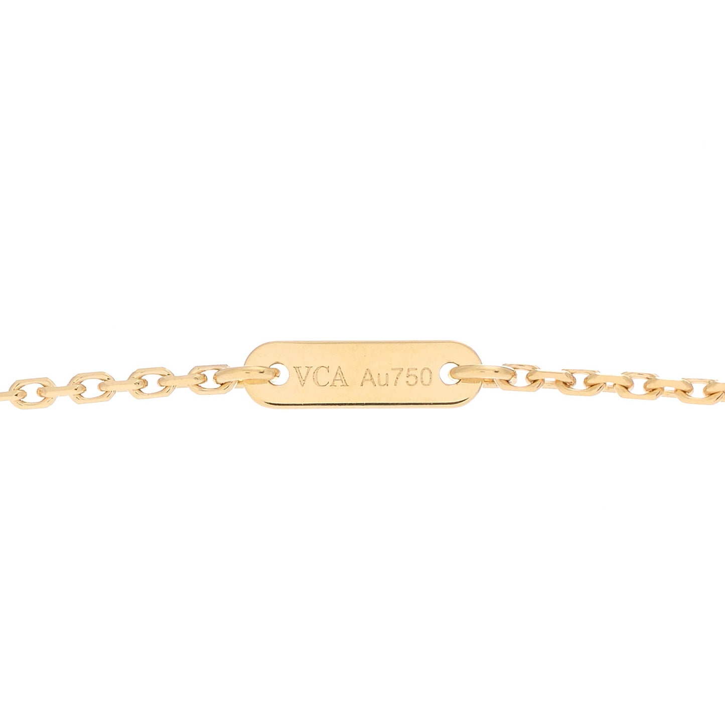 18K Yellow Gold Diamond Mini Frivole Pendant Pave Necklace