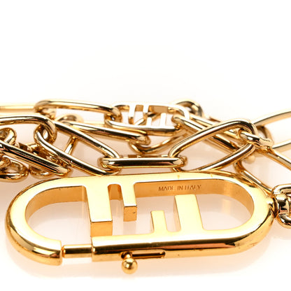 Fendi Metal O'Lock Strap You Gold 4 of 5