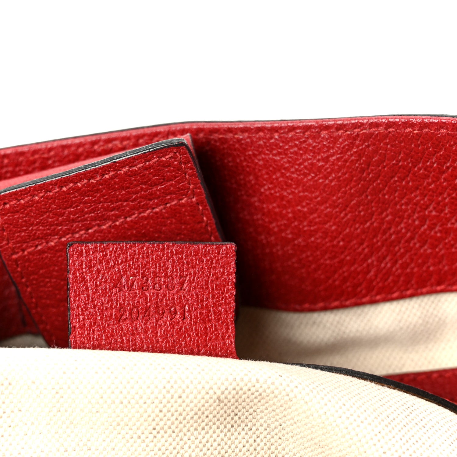 Gucci Soft GG Supreme Monogram Web Bosco Patch Small Crossbody Tote Beige Malva Hibiscus Red 8 of 13