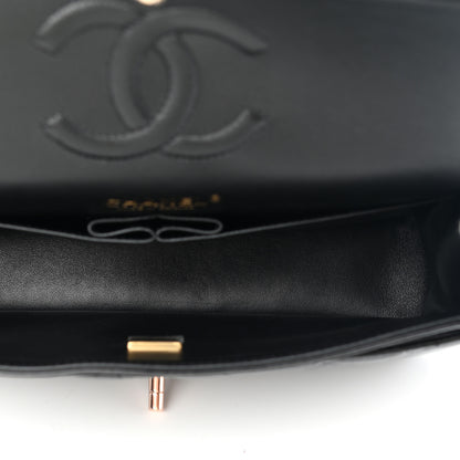 Chanel Lambskin Quilted Medium Double Flap Black 4 of 6