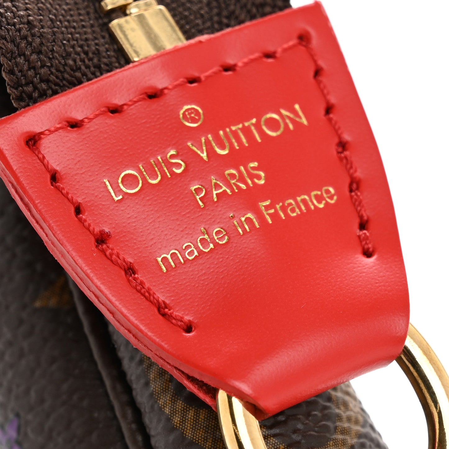 Monogram 2020 Christmas Animation Bumper Cars Mini Pochette Accessories Coquelicot