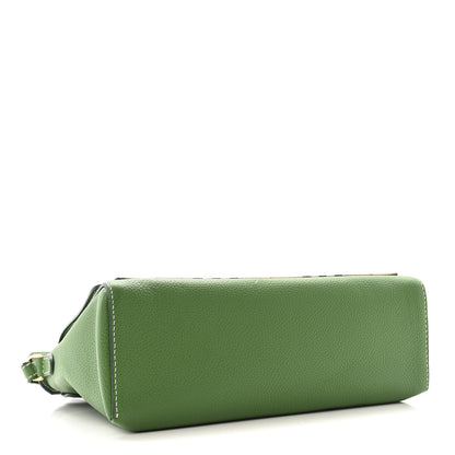 Burberry Grainy Calfskin Vintage Check Note Crossbody Bag Ivy Green 4 of 13