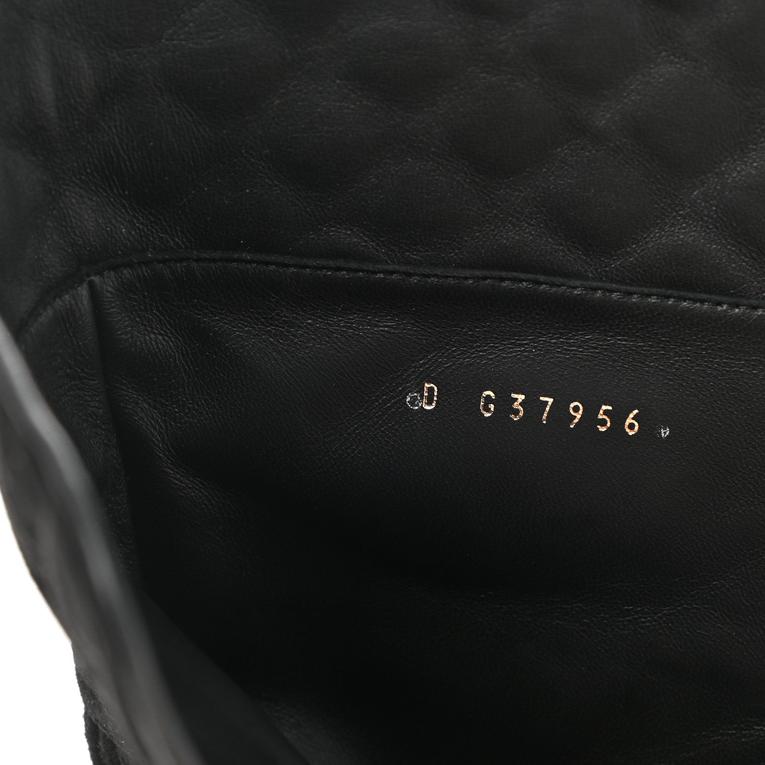 Chanel Suede Quilted Lace Up Combat Boots 41 Black 8 of 8