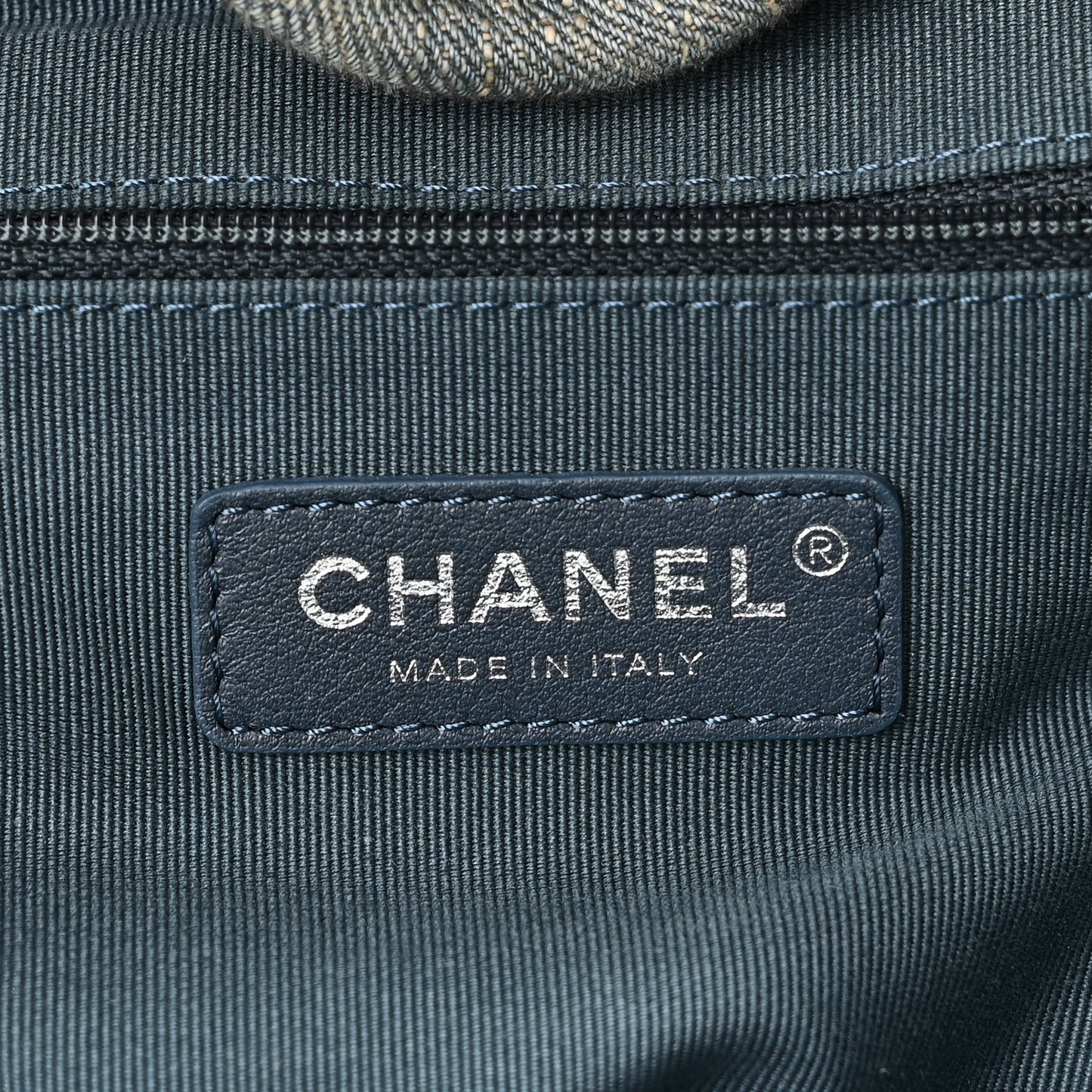 Denim Small Deauville Tote Light Blue