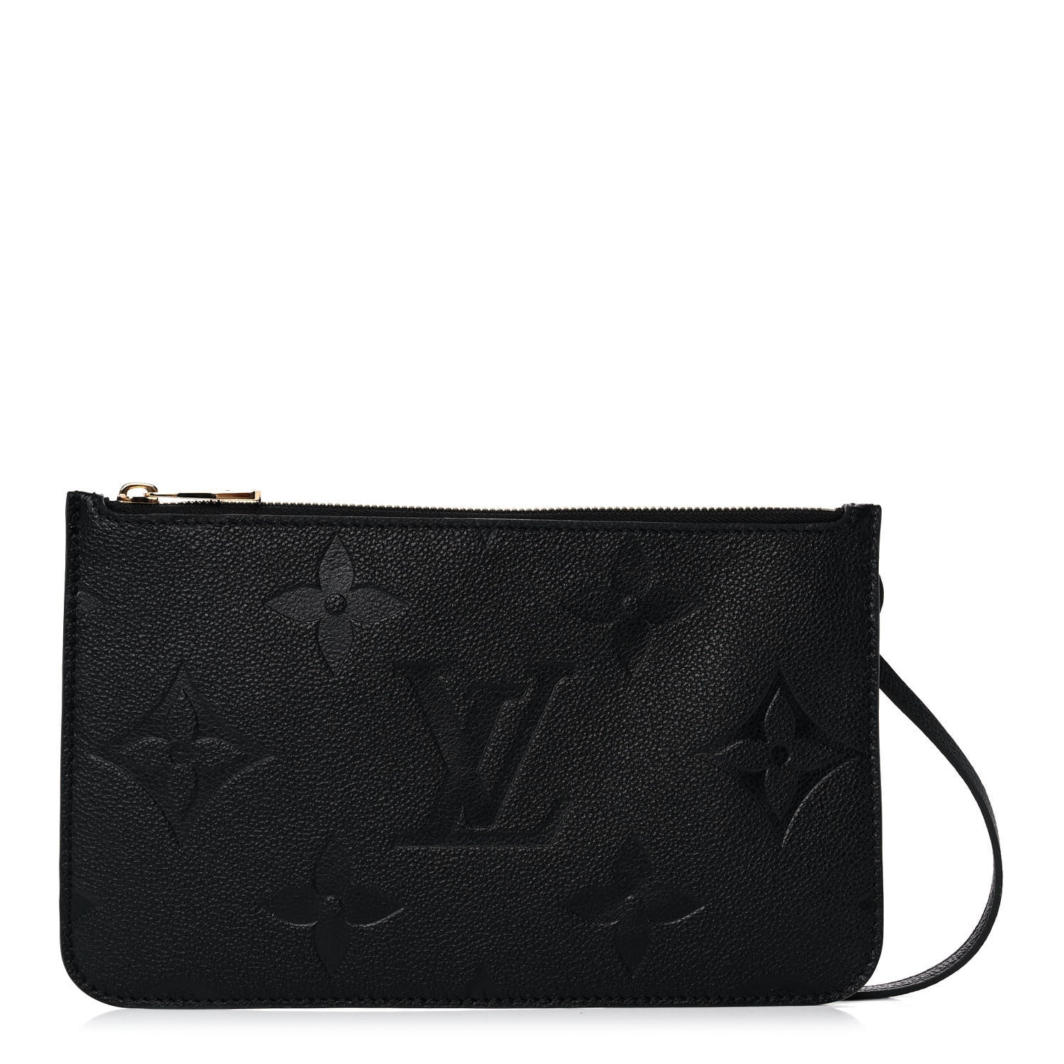 Louis Vuitton Empreinte Monogram Giant Neverfull MM Pochette Black 1 of 8