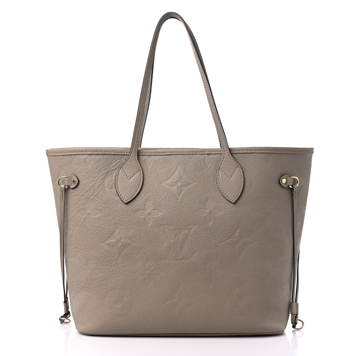 Louis Vuitton Empreinte Monogram Giant Neverfull MM Tourterelle 3 of 15