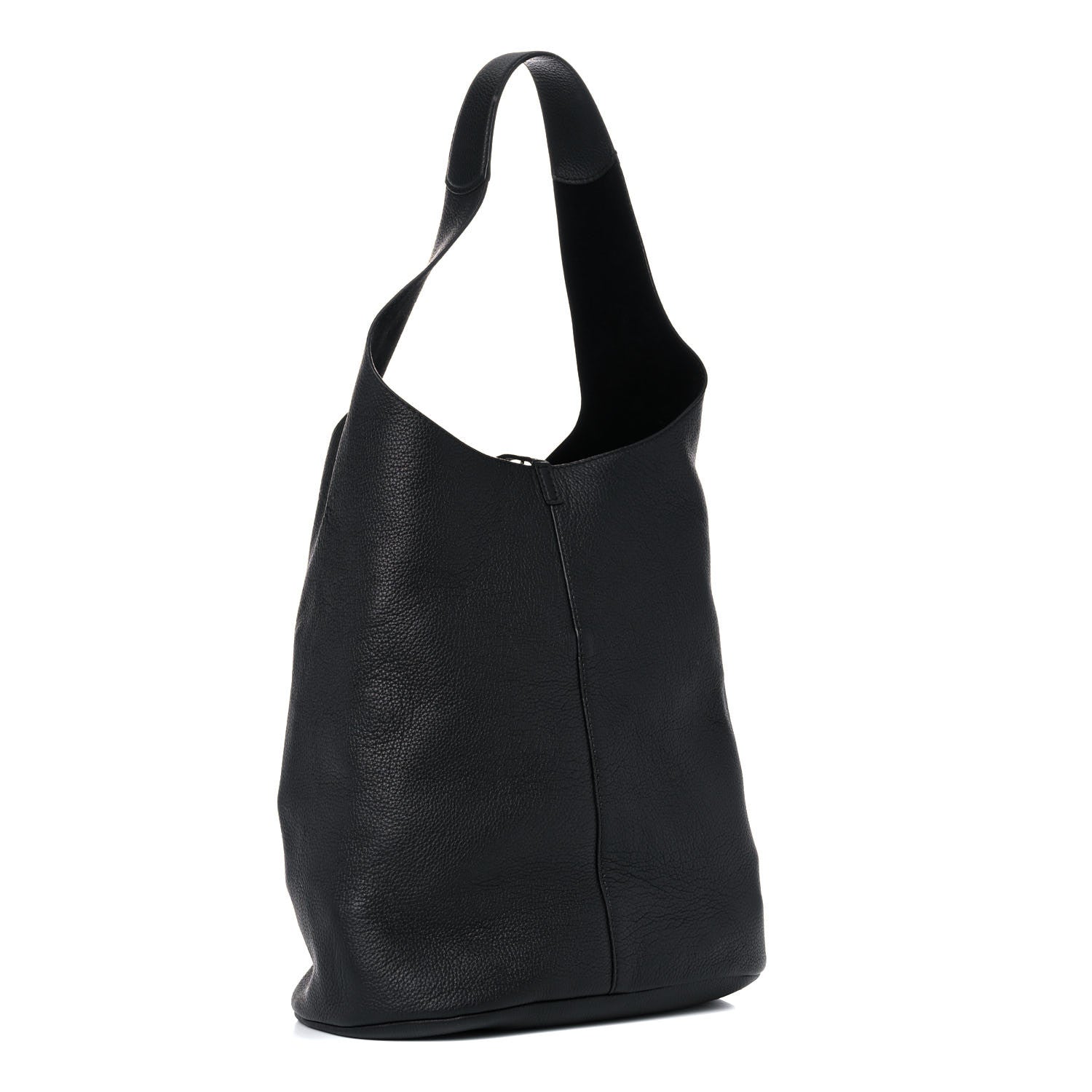 Salvatore Ferragamo Calfskin Shoulder Bag Black 2 of 12