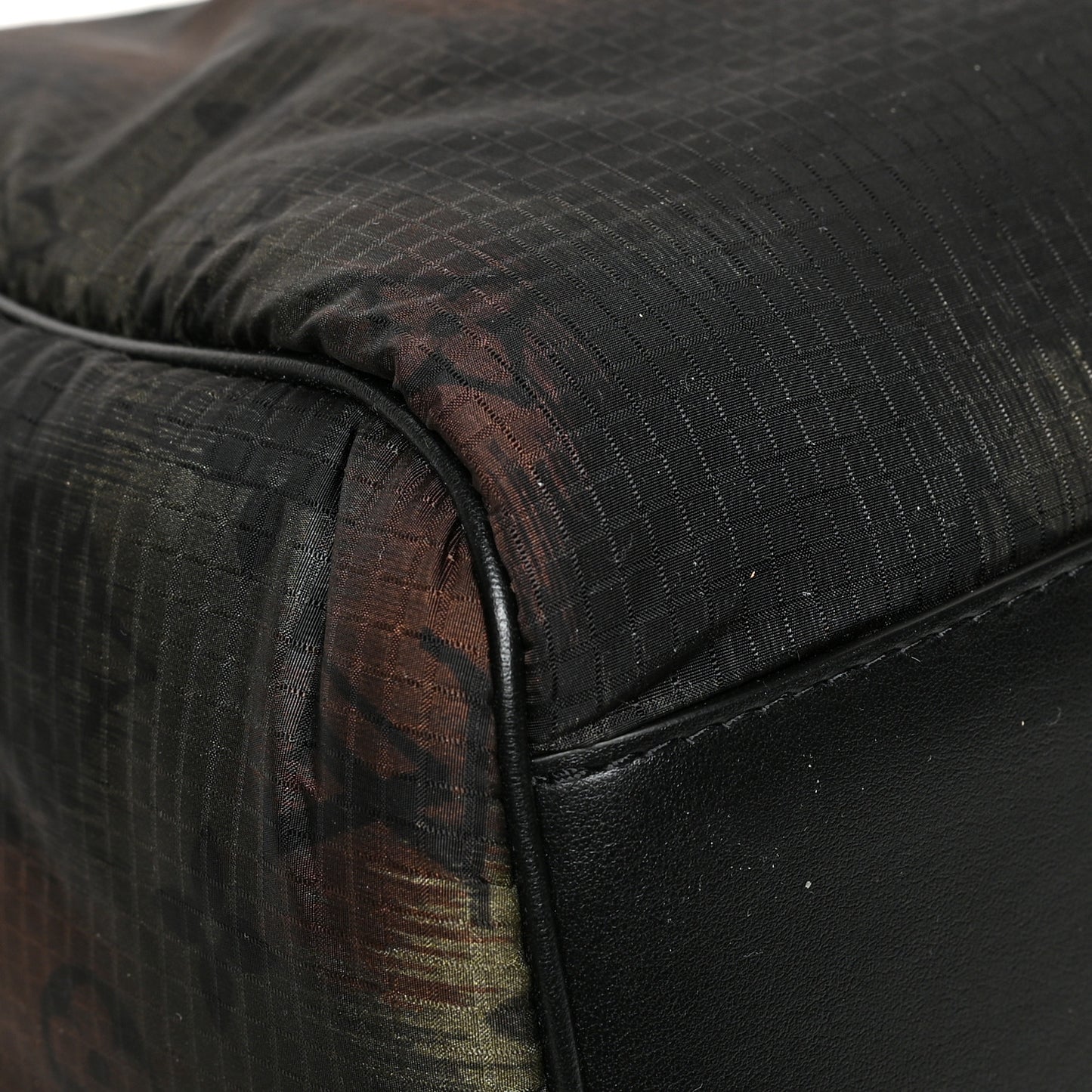 Nylon Monogram Camouflage Keepall Bandouliere 50 Kaki
