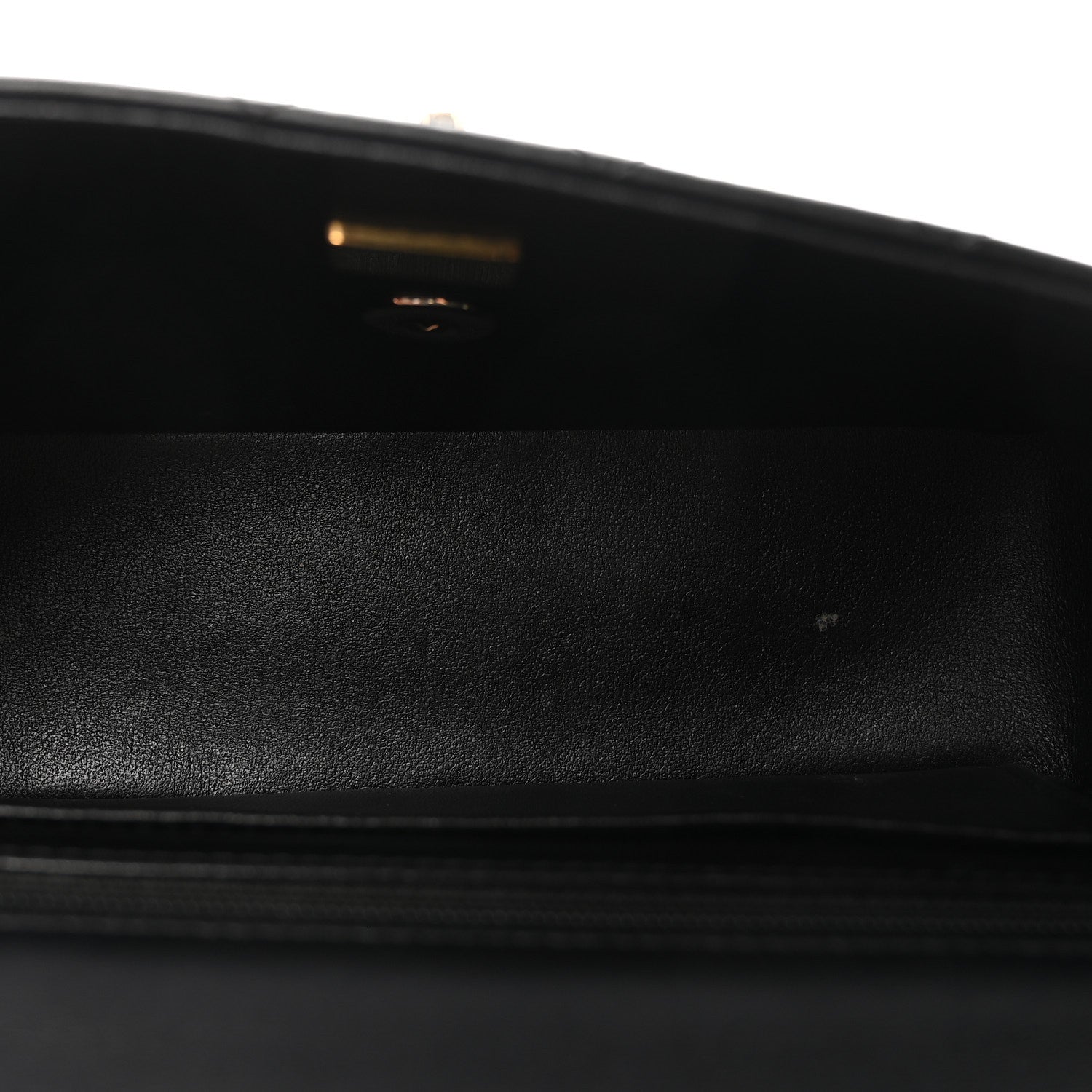 Chanel Lambskin Quilted Mini Top Handle Rectangular Flap Black 5 of 10