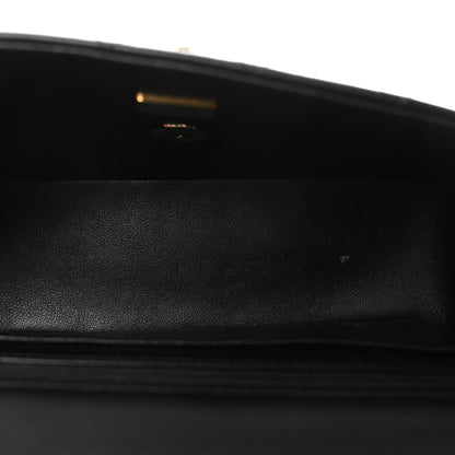 Chanel Lambskin Quilted Mini Top Handle Rectangular Flap Black 5 of 10