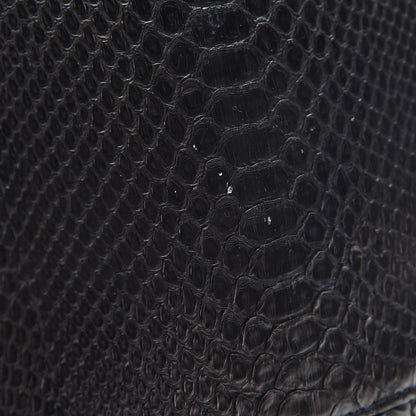 Celine Python Medium Phantom Luggage Black 10 of 11
