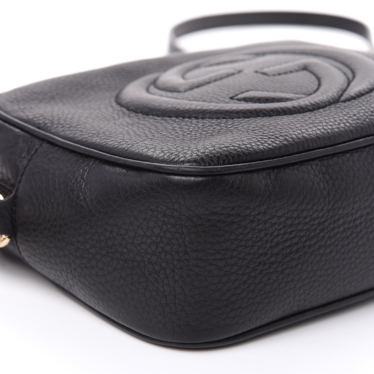 Gucci Pebbled Calfskin Small Soho Disco Bag Black 8 of 13