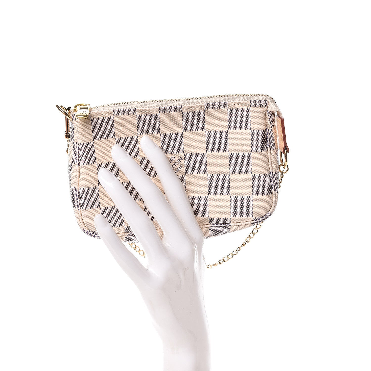 Louis Vuitton Damier Azur Mini Pochette Accessories 2 of 8