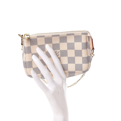 Louis Vuitton Damier Azur Mini Pochette Accessories 2 of 8