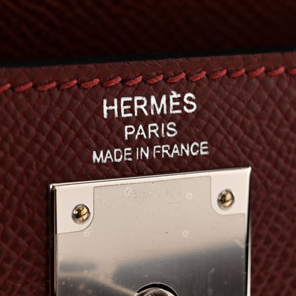 Hermes Epsom Kelly Sellier 28 Rouge H 6 of 11