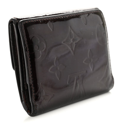 Louis Vuitton Vernis Elise Wallet Amarante 3 of 12