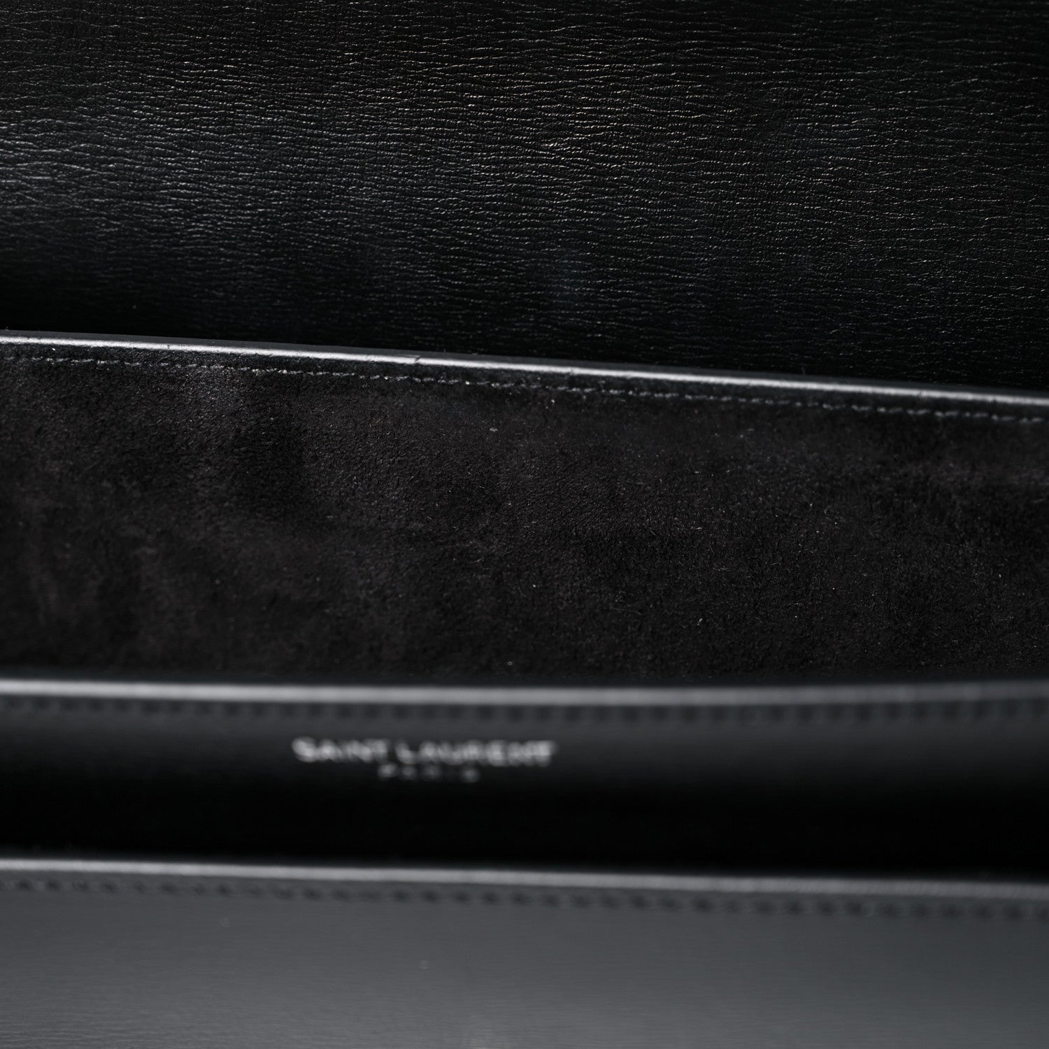 Saint Laurent Calfskin Medium Monogram Sunset Black 13 of 14