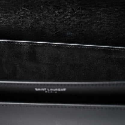 Saint Laurent Calfskin Medium Monogram Sunset Black 13 of 14