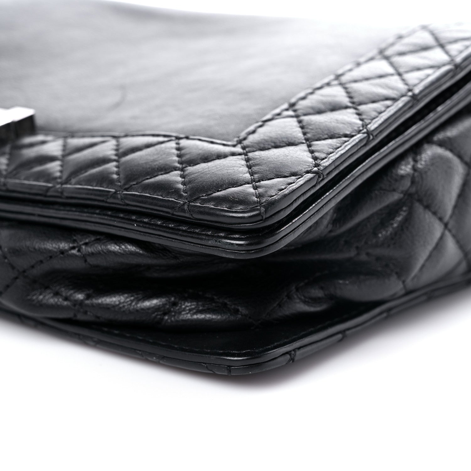 Chanel Calfskin New Medium Boy Reverso Flap Black 9 of 15