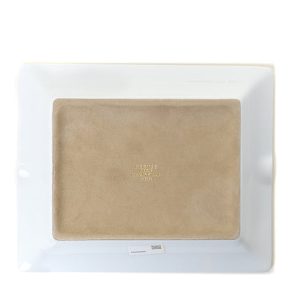 Hermes Porcelain Mosaique Au 24 Gold Ashtray 3 of 6