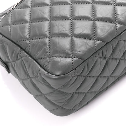 Chanel Aged Calfskin Quilted Medium Reissue Camera Case Grey 10 of 13