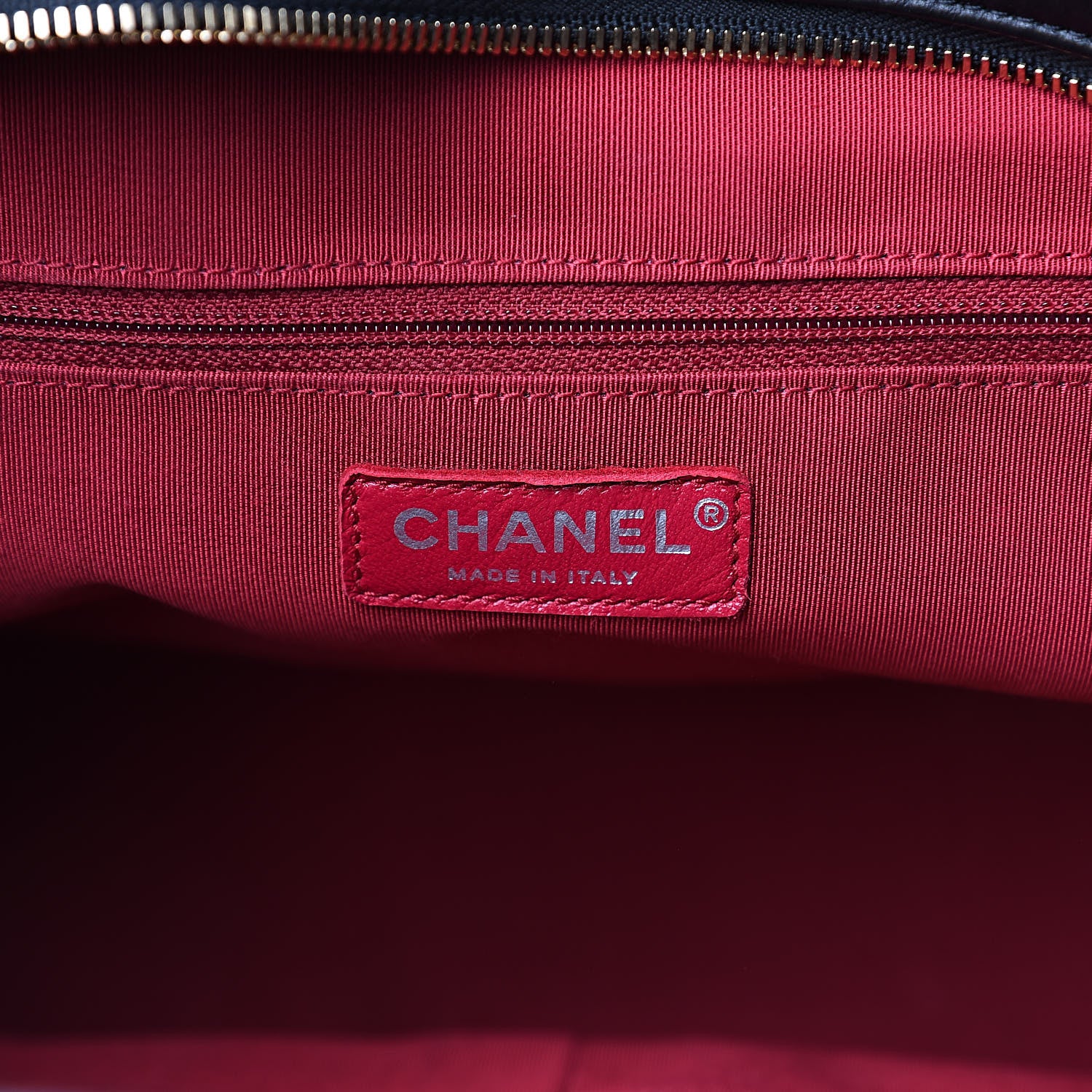 Chanel Aged Calfskin Quilted Large Gabrielle Shopping Tote Black 6 of 9