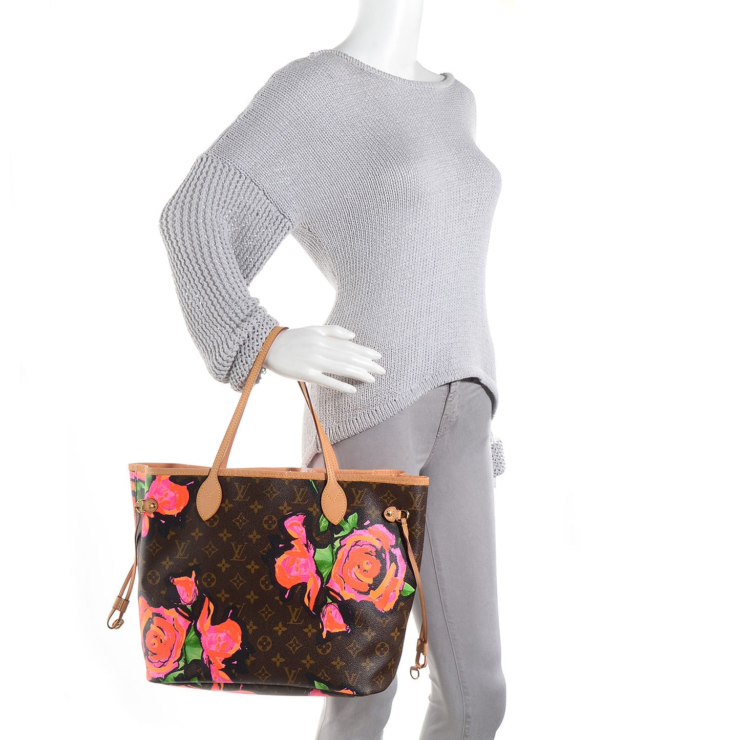 Monogram Roses Neverfull MM