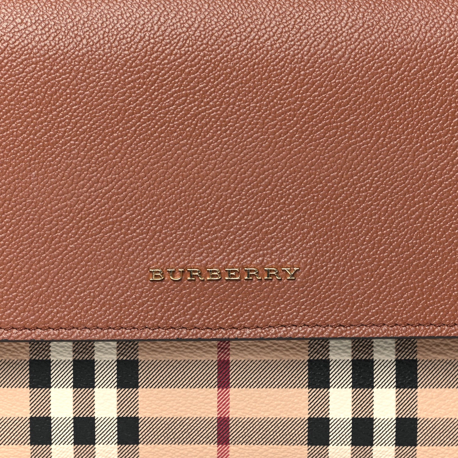 Burberry Haymarket Check Small Loxley Crossbody Bright Toffee 7 of 10