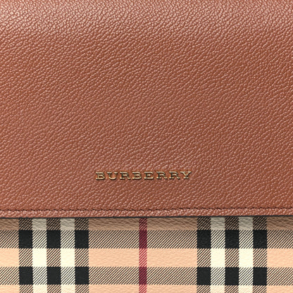Burberry Haymarket Check Small Loxley Crossbody Bright Toffee 7 of 10