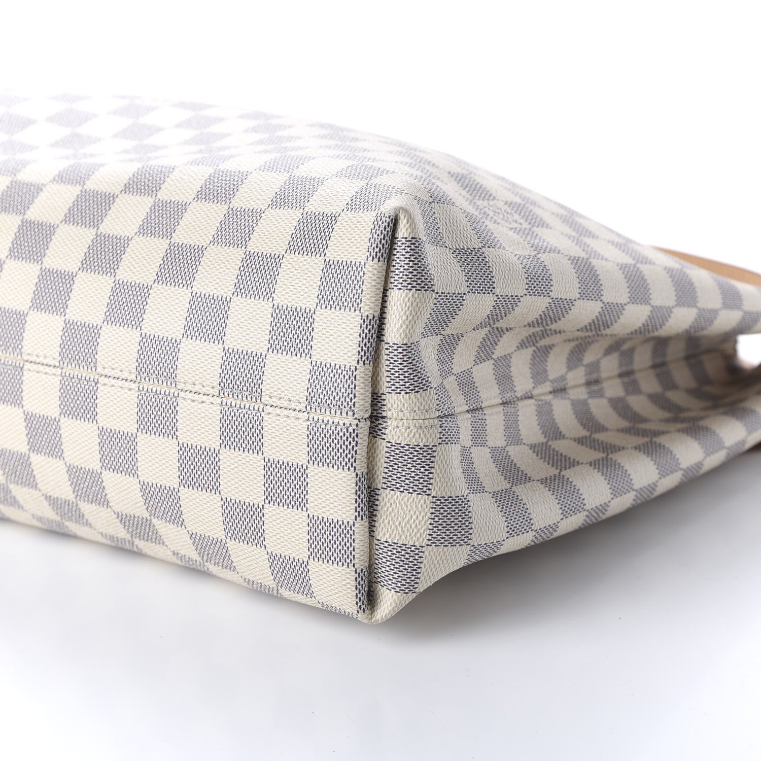Louis Vuitton Damier Azur Graceful MM Rose Ballerine 7 of 9