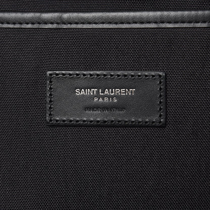 Saint Laurent Textured Patent City Backpack Argent 6 of 9