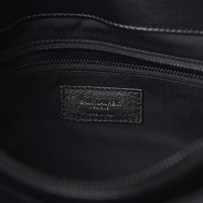 Saint Laurent Calfskin Y Quilted Monogram Medium Loulou Chain Satchel Black 5 of 8
