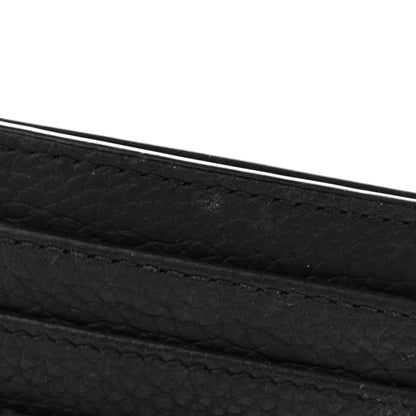 Christian Dior Grained Calfskin Oblique Card Holder Black 13 of 15
