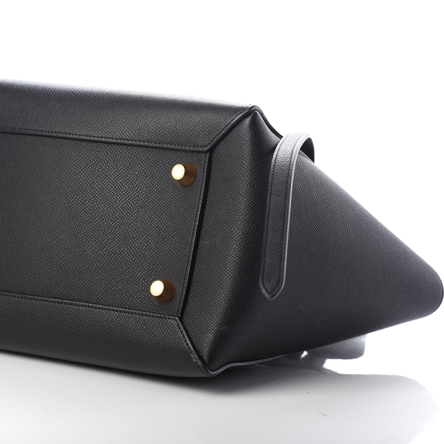 Baby Grained Calfskin Mini Belt Bag Black