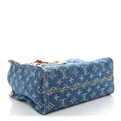 Louis Vuitton Monogram Denim Onthego PM Blue 4 of 9