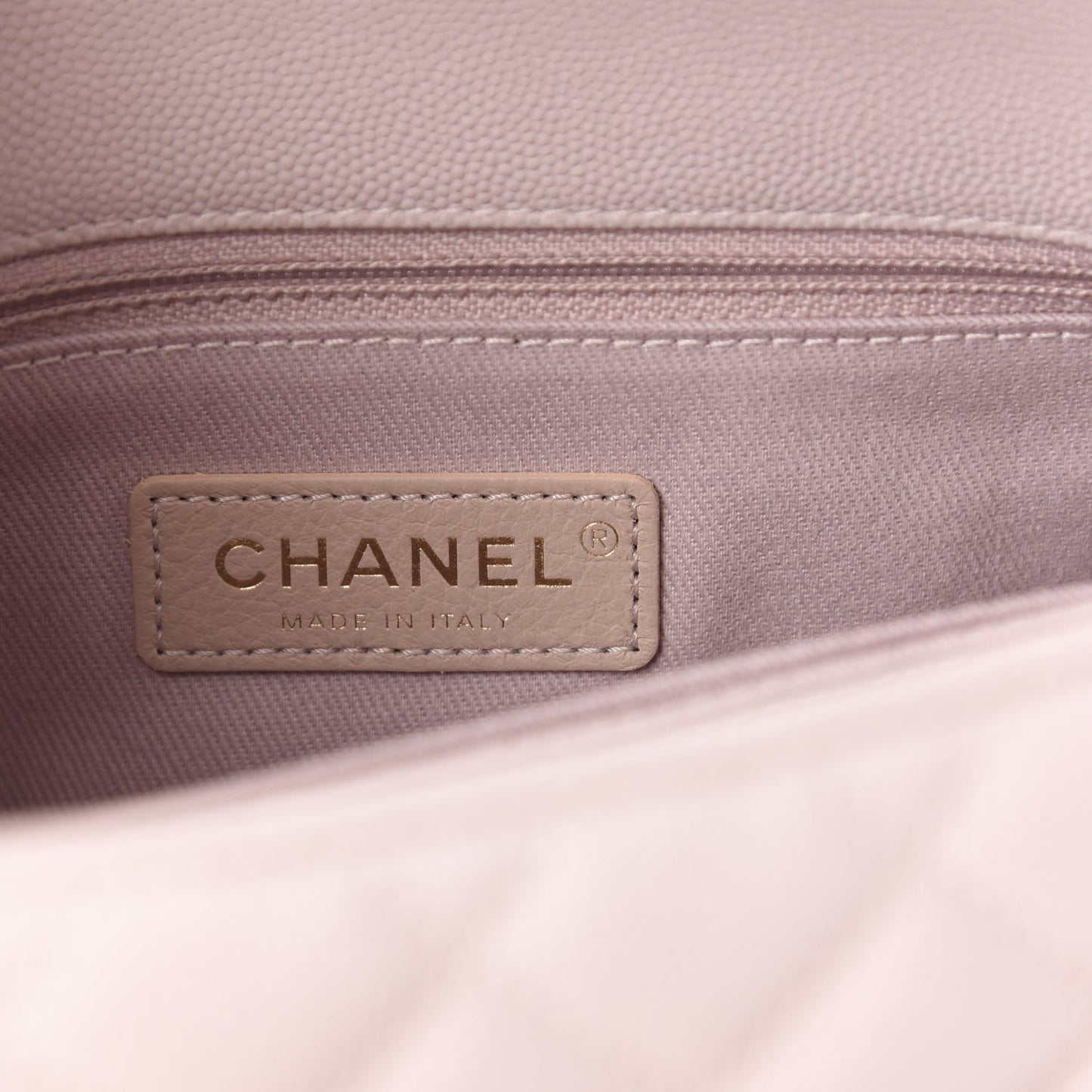 Caviar Quilted Mini Coco Handle Flap Lilas Lilac