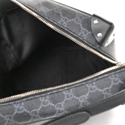 Gucci GG Supreme Monogram Selleria Calfskin Square Messenger Bag Black 5 of 10