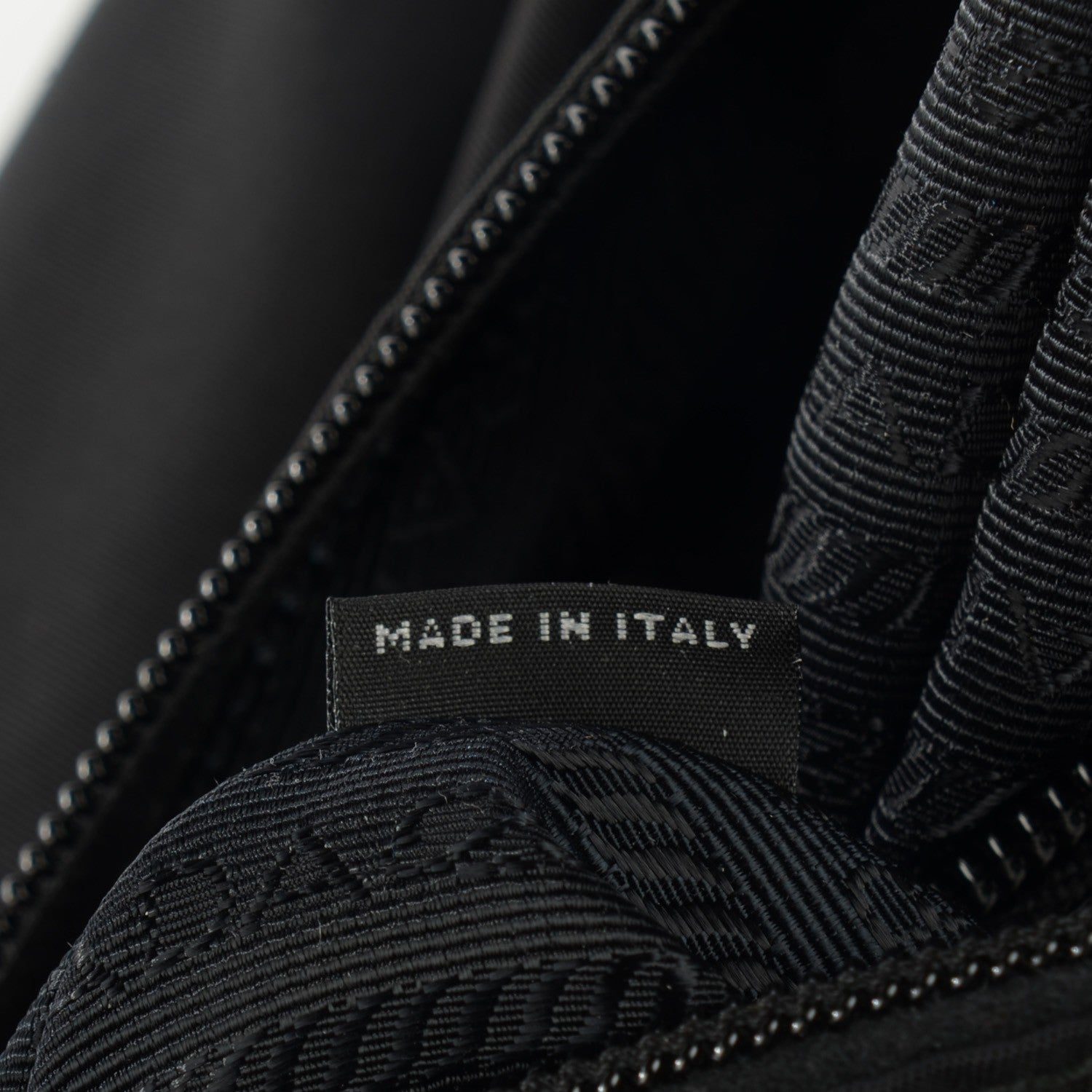 Prada Tessuto Nylon Saffiano Messenger Bag Nero Black 9 of 10