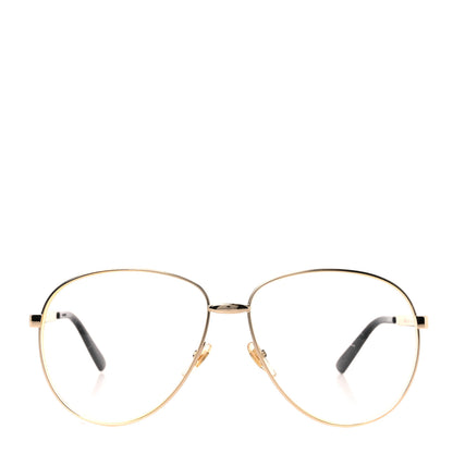 Gucci Aviator Eyeglasses GG0138S Gold Black 3 of 8