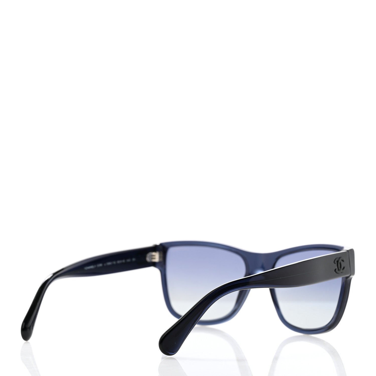 Chanel Acetate Butterfly CC Sunglasses 5386 Blue 4 of 8