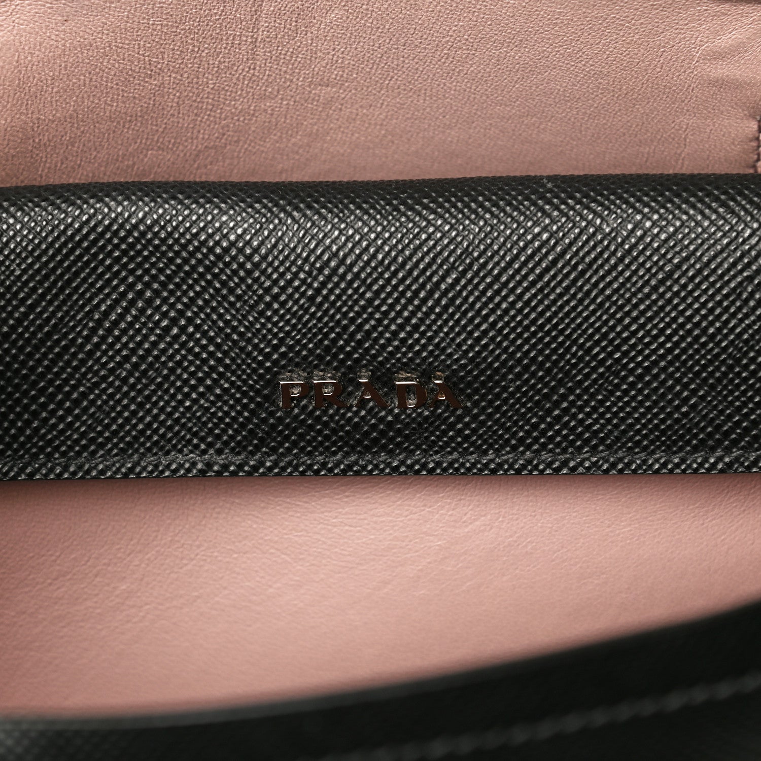 Prada Saffiano Cuir Large Double Bag Black Mughetto 6 of 13