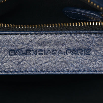 Balenciaga Agneau Giant 12 Gold Hardware Mini City Bleu Mineral 7 of 14